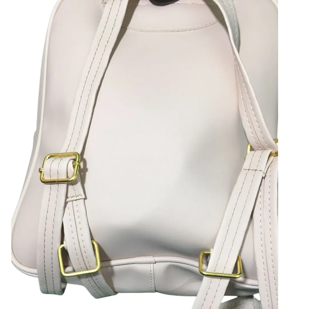 Bolso Morral Dama Chic Juvenil Beige (22158)