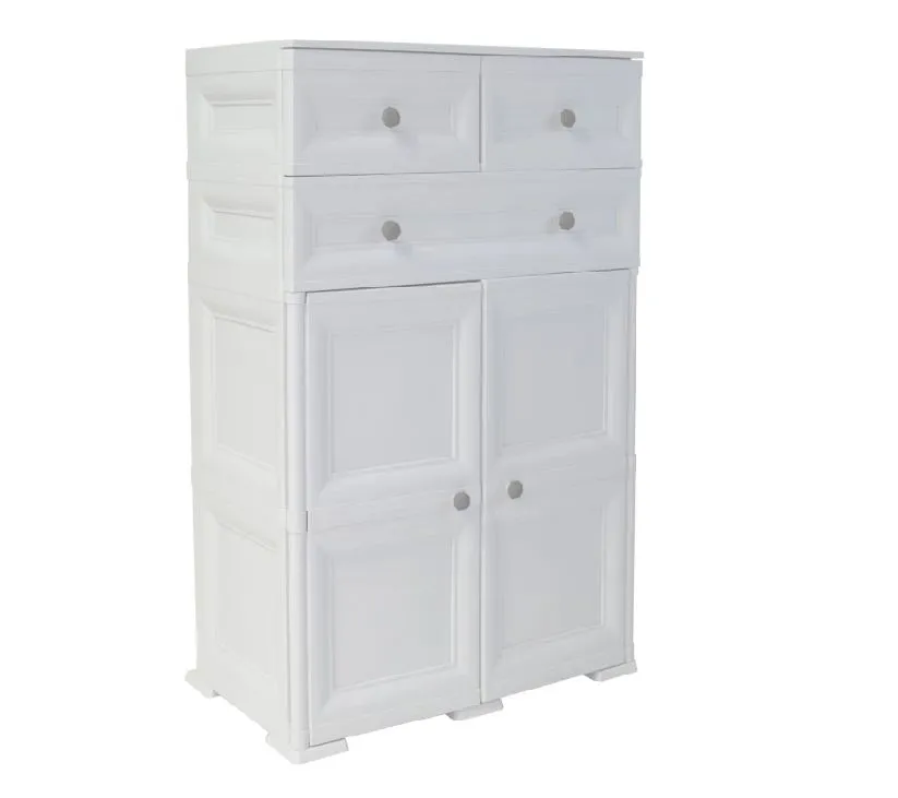 Mueble Organizador Grande Rimo Picasso Elegance Blanco Perla (23599)
