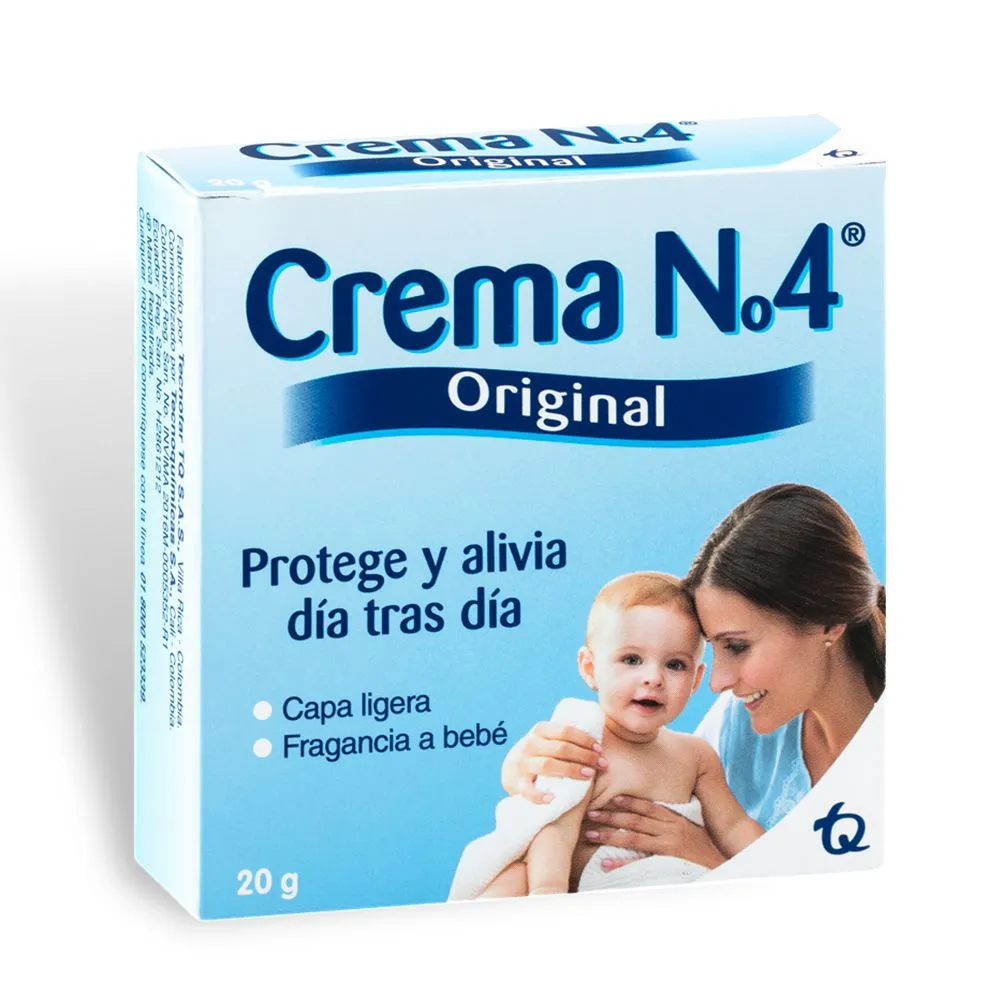 Crema # 4 Original Para bebe 