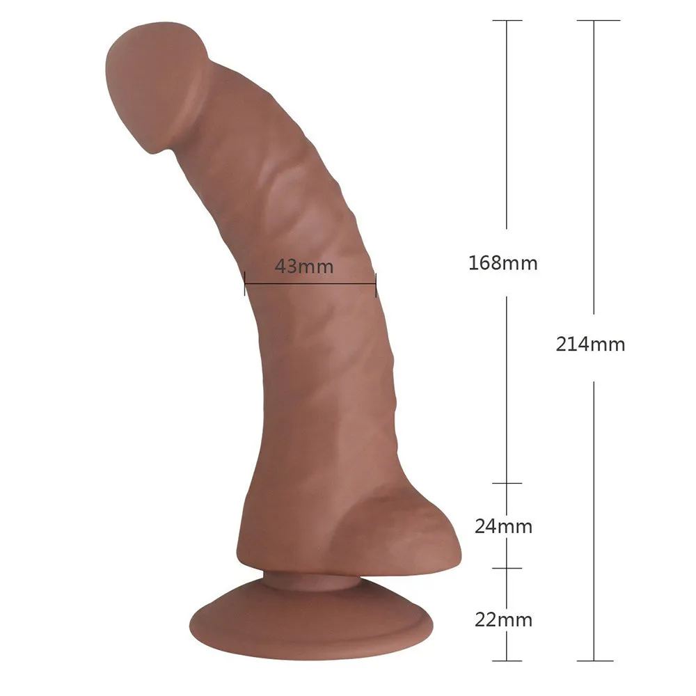 Dildo Realista Belcebú 21.4 cm Chocolate