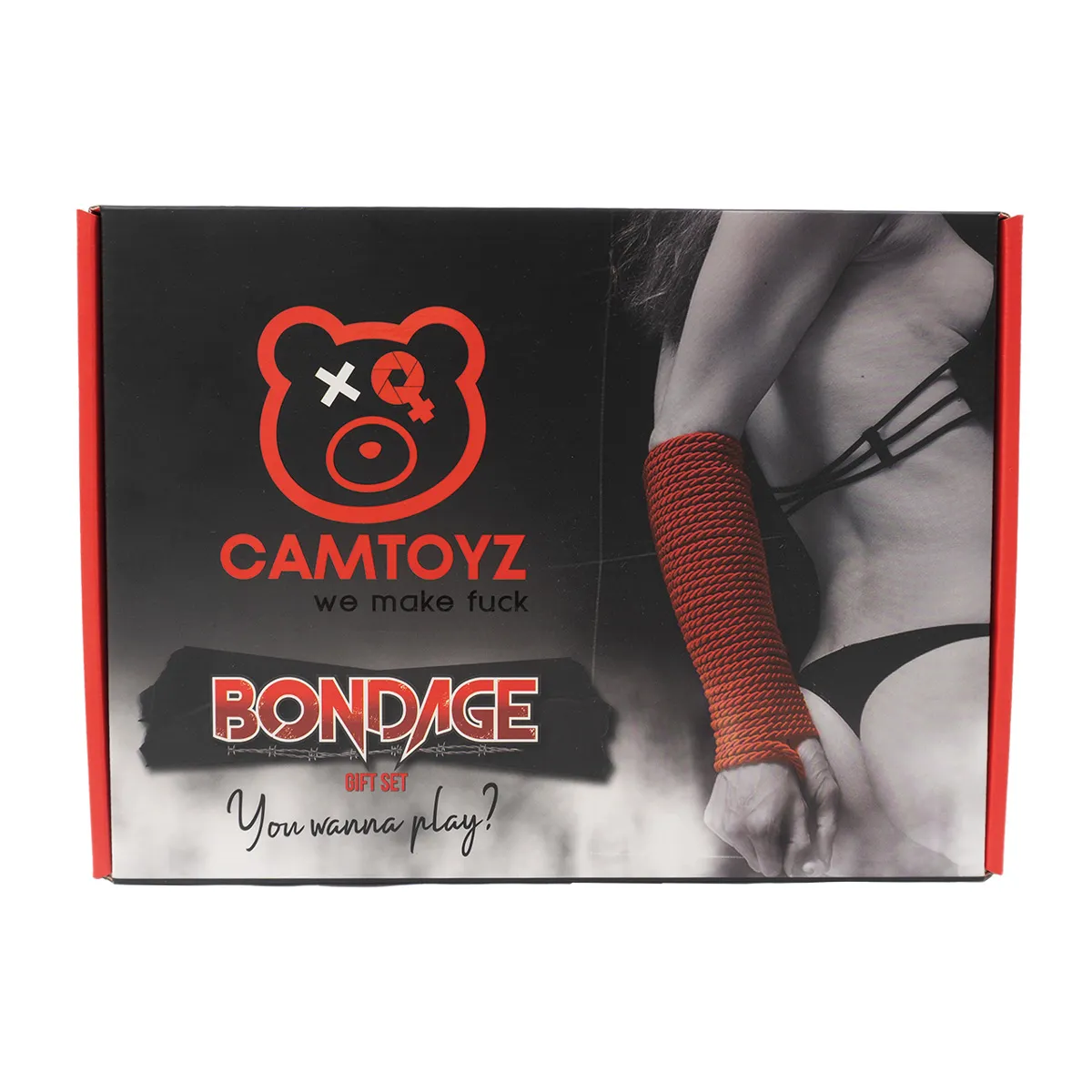 Kit Erotico Bondage Fiore Negro Camtoyz