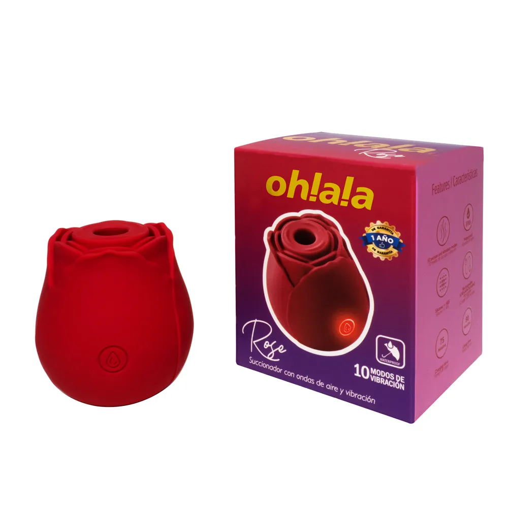 Vibrador y Succionador Ohlala Rose Camtoyz