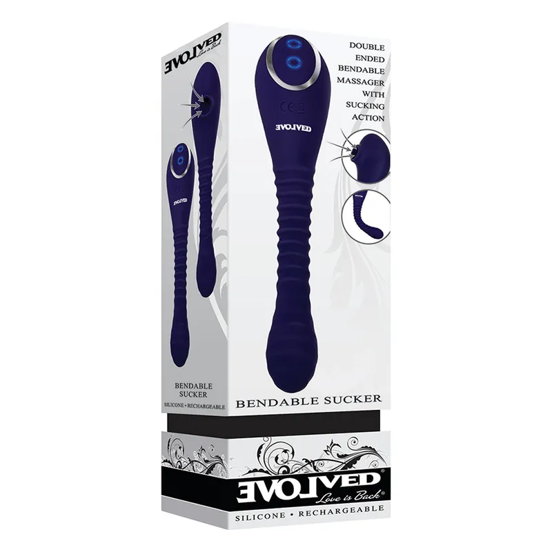 Vibrador y Succionador Flexible