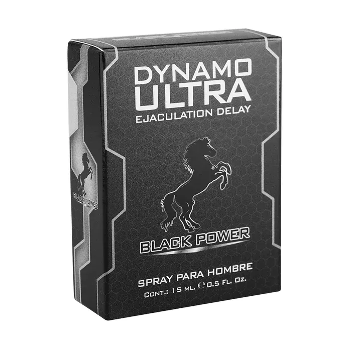 Lubricante Intimo Retardante Dynamo Ultra Spray 15ml Black Power