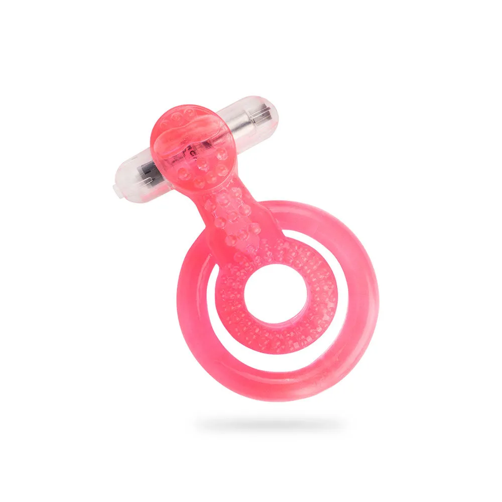 Optimus Anillo Vibrador para el pene Ciro Fucsia