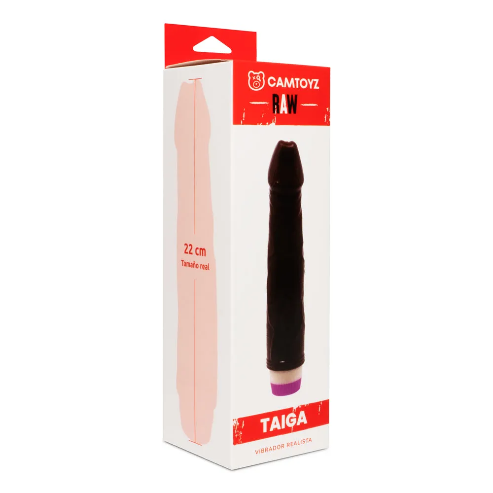 Vibrador Realista Taiga Café Camtoyz