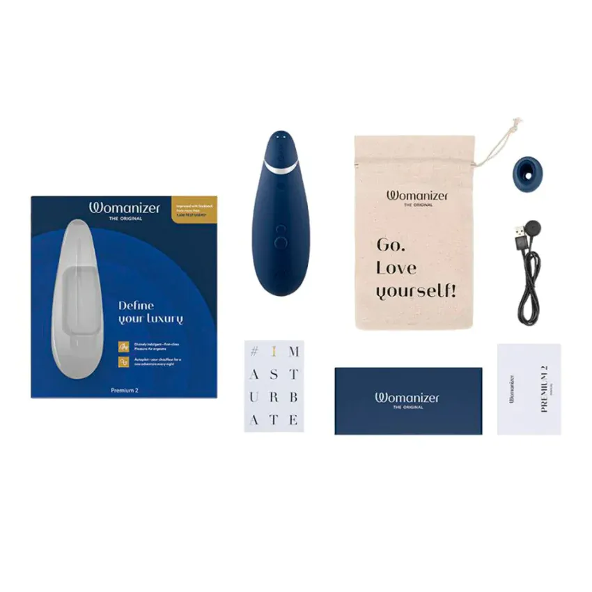 Succionador de Clítoris Womanizer Premium 2 Azul