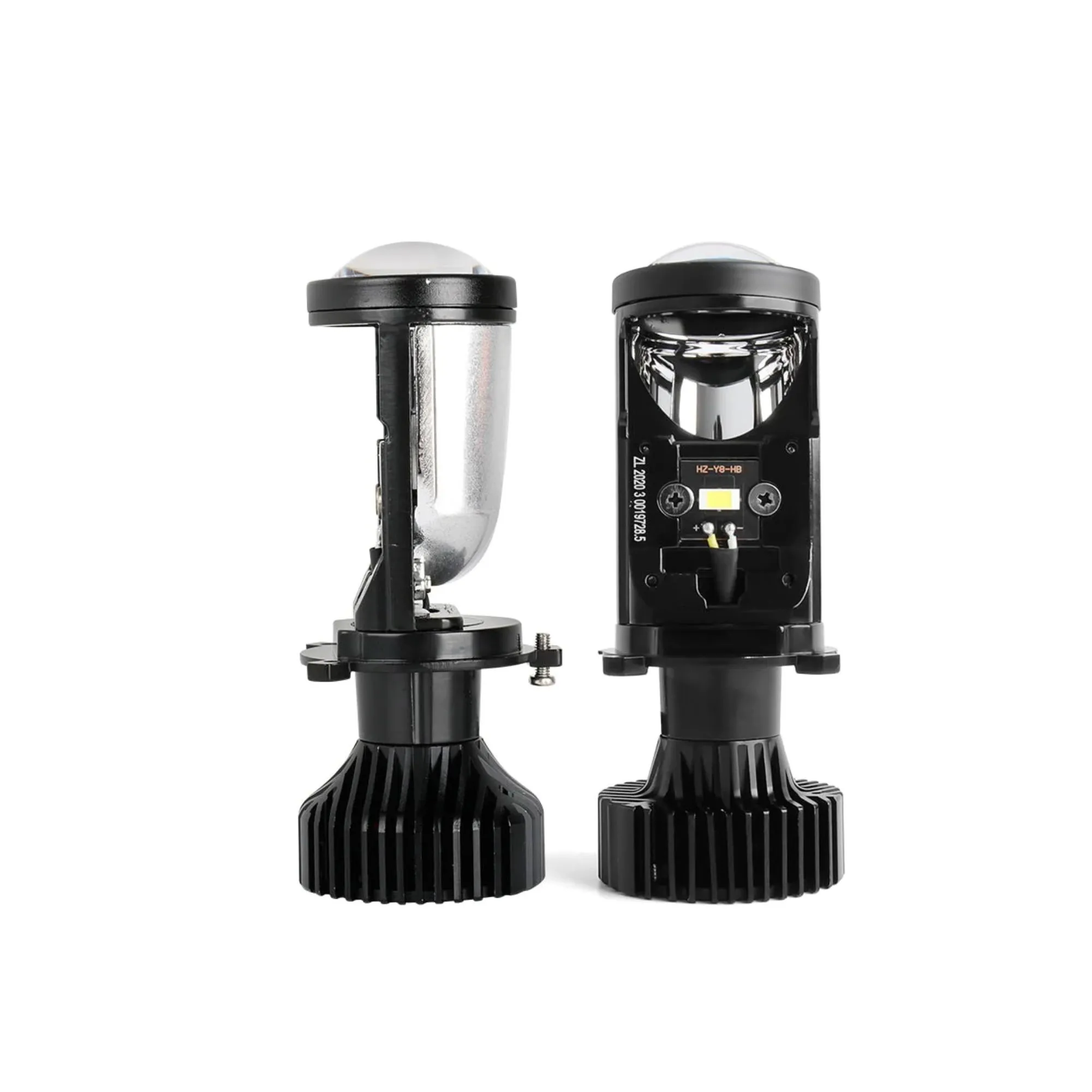 Par Bombillos Led Proyector Lupa Carro Moto 20.000 Lumens