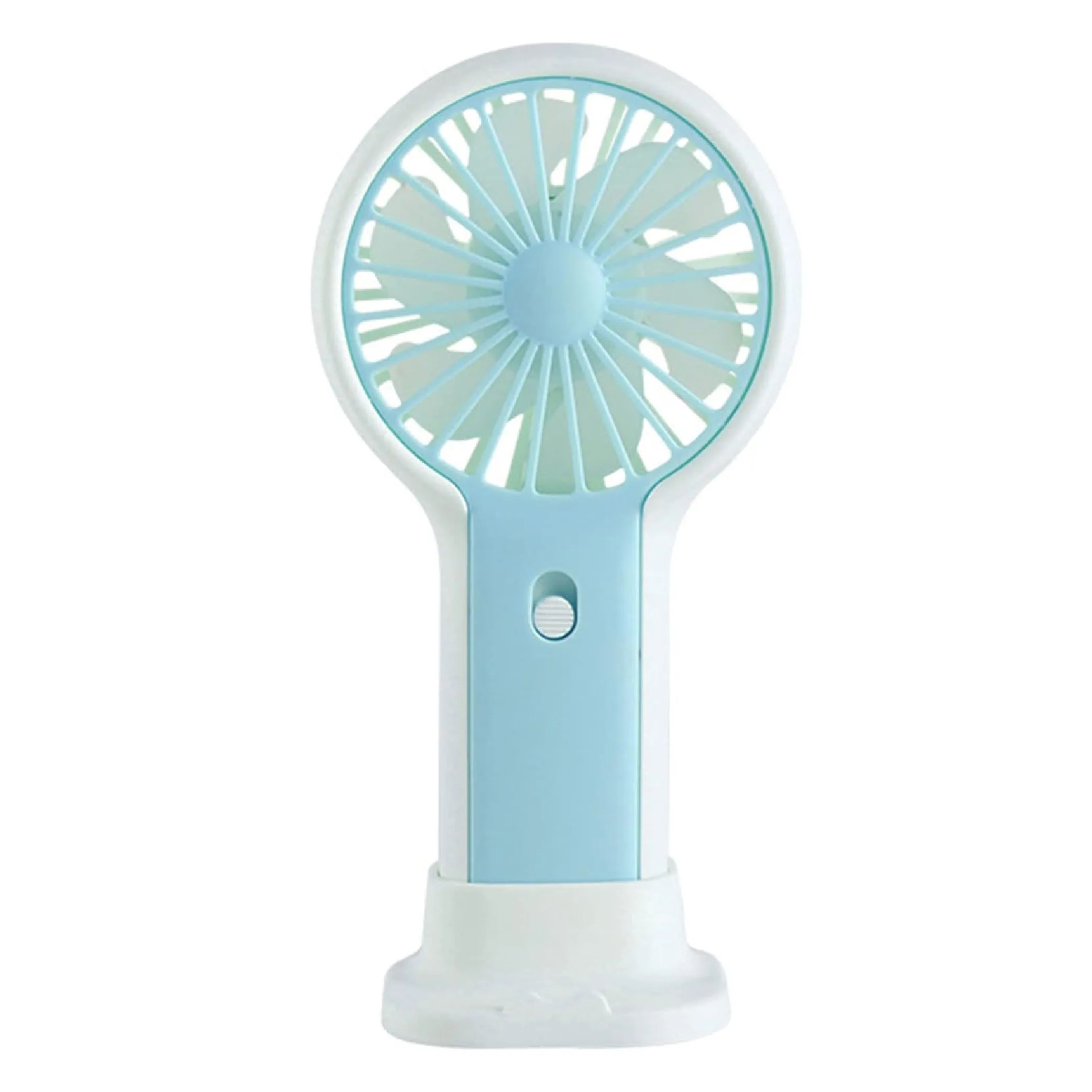 Mini Ventilador Personal Recargable Con Soporte Para Celular