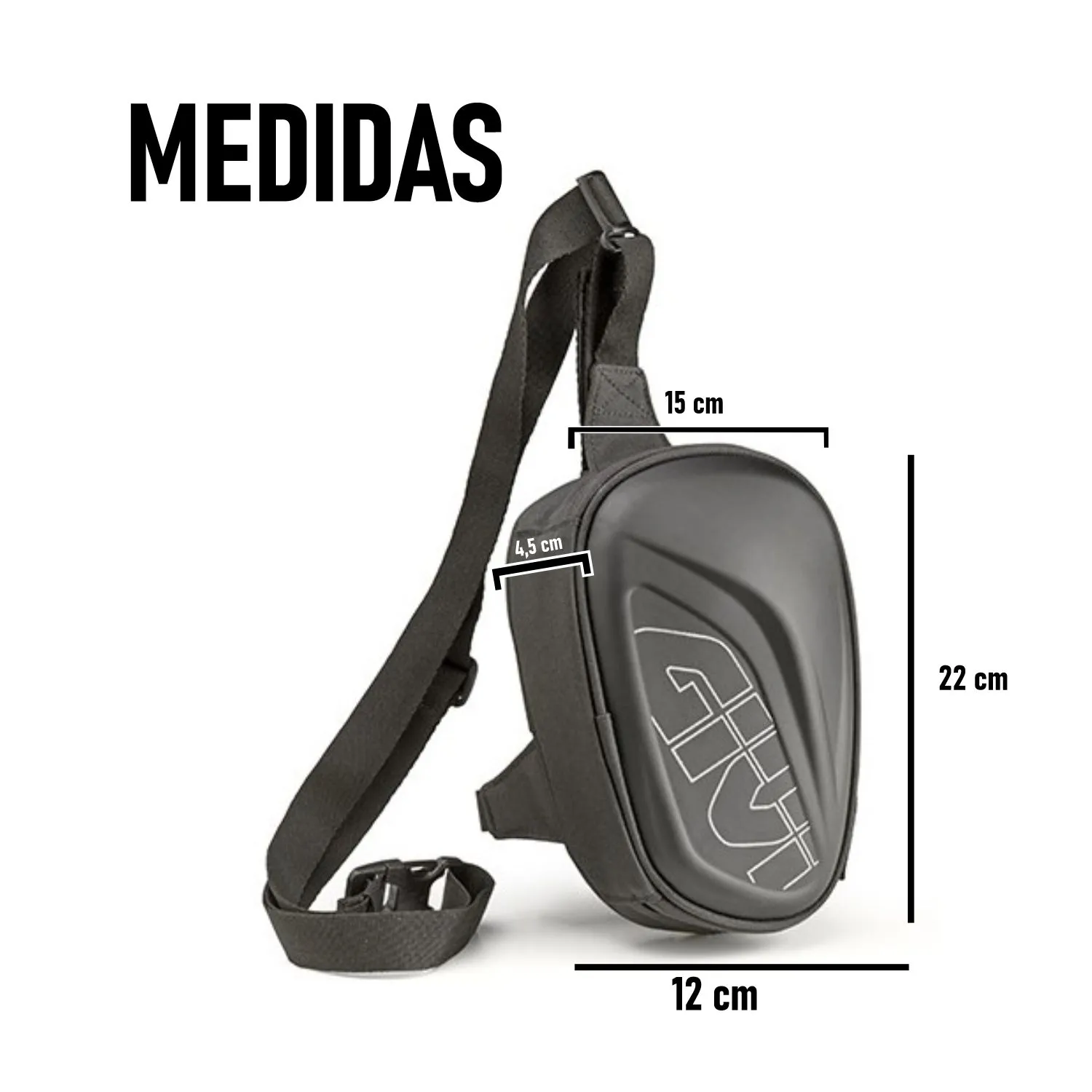 Bolso De Pierna Piernera Motociclista Alta Gama Practico