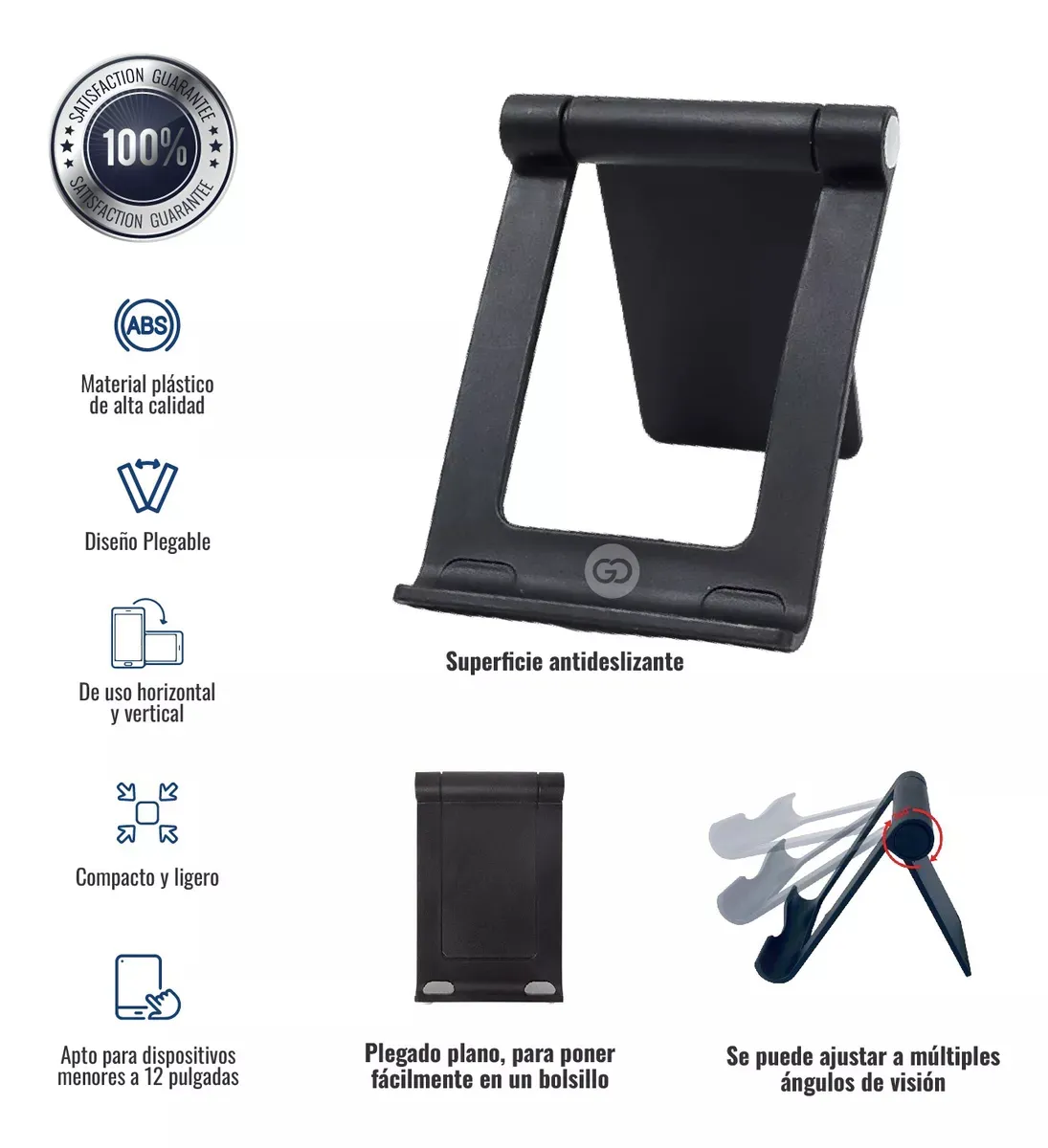 Soporte Para Celular Ajustable Plegable Escritorio Folding