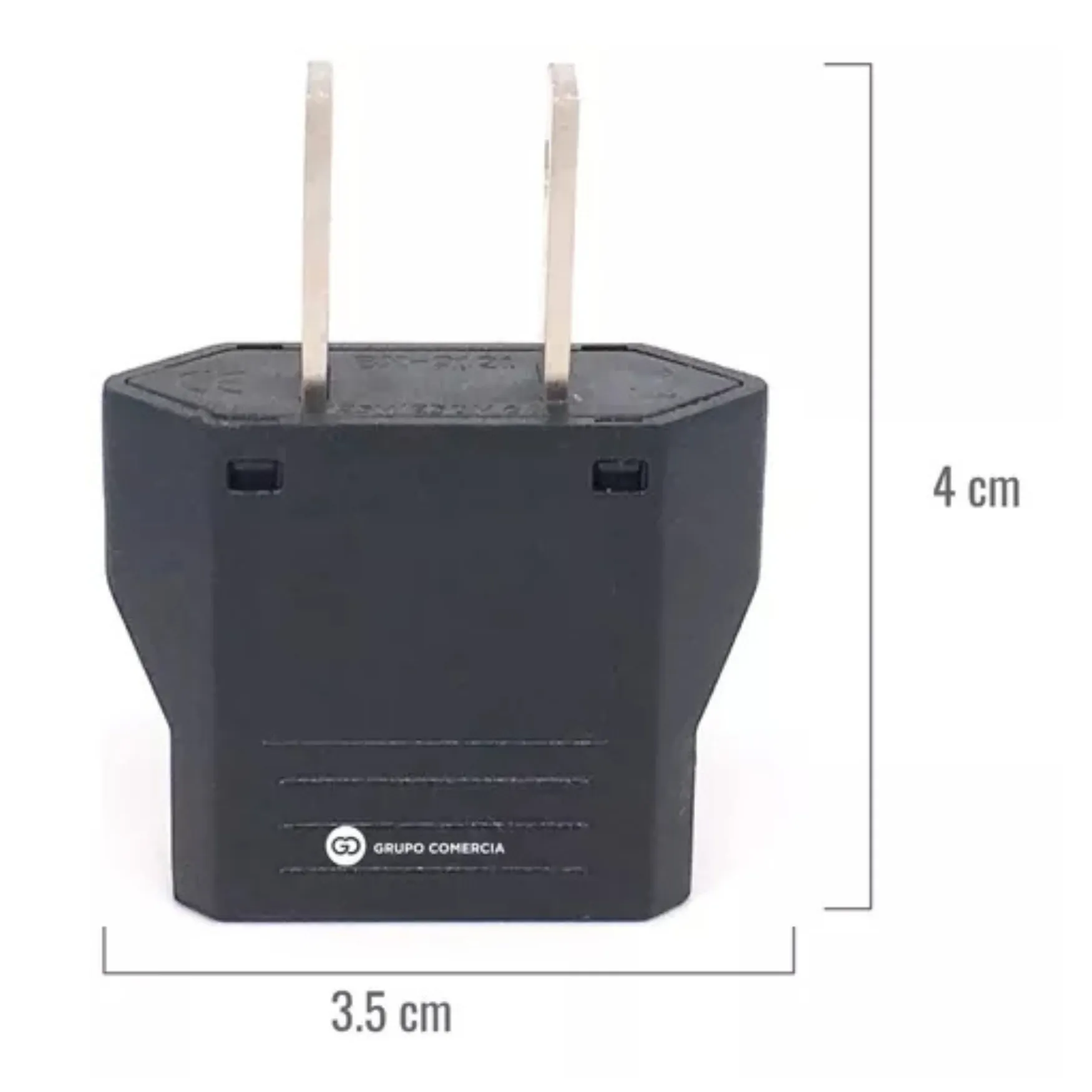 Convertidor Europeo Pata Redonda A Plana 110 Adaptador