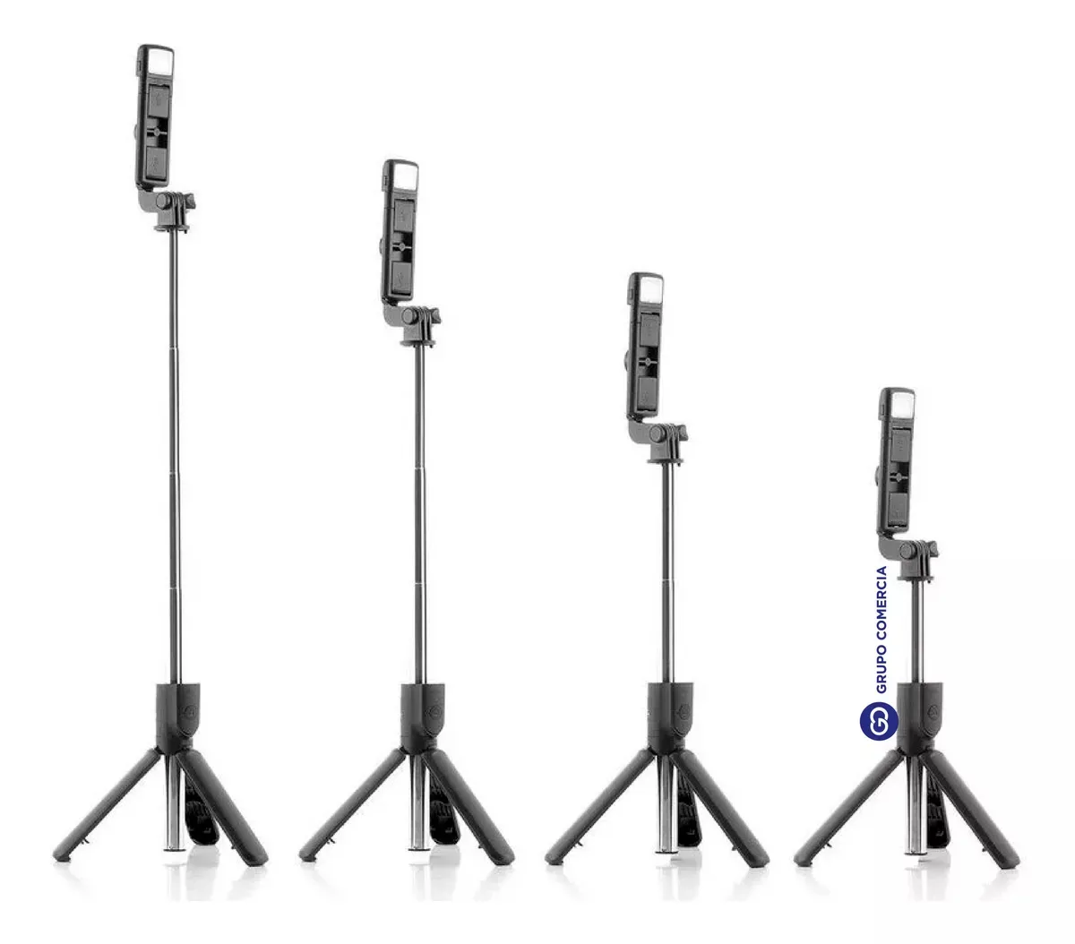 Selfie Stick 3 En 1 Tripode Control Bluetooth