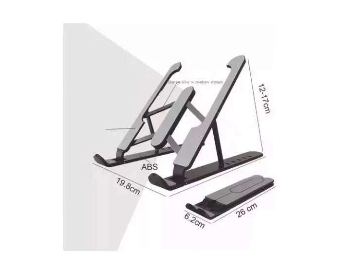 Soporte Para Portátil, Base Computador Rosado + Funda