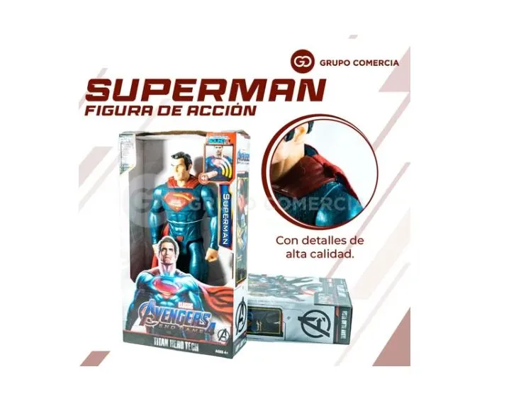 Figura Superman Articulada 30 Cm Coleccionable