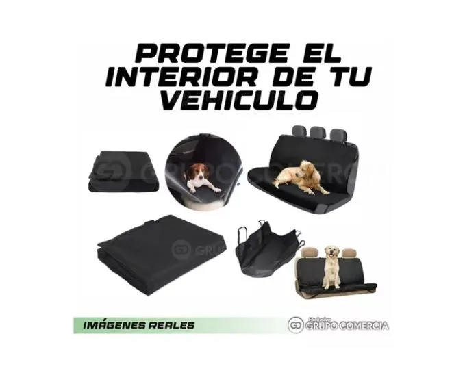 Funda Cobertor Protector Para Carro Mascotas Silla Trasera