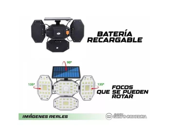 Lampara De Entrada Solar Fácil De Instalar Led