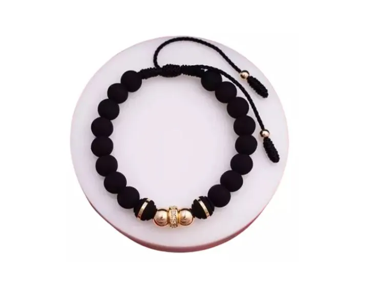 Manilla Pulsera Oro Laminado Esferas Con Circones