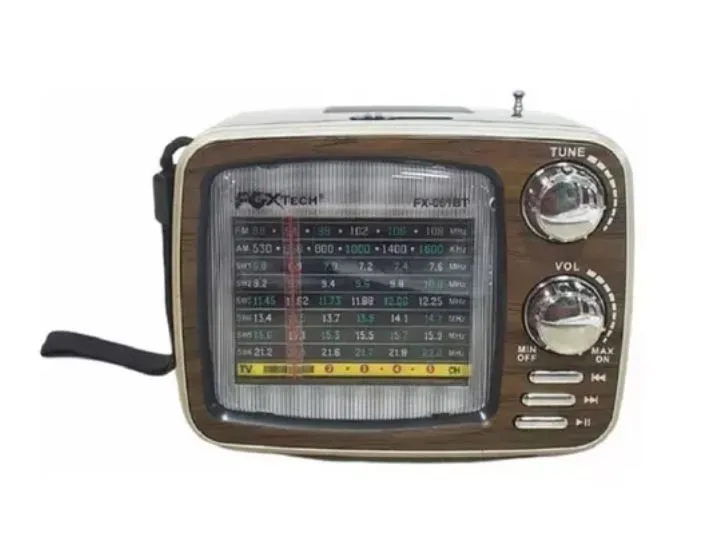 Radio Parlante Bluetooth Am/fm/usb/mp3 Recargable Retro