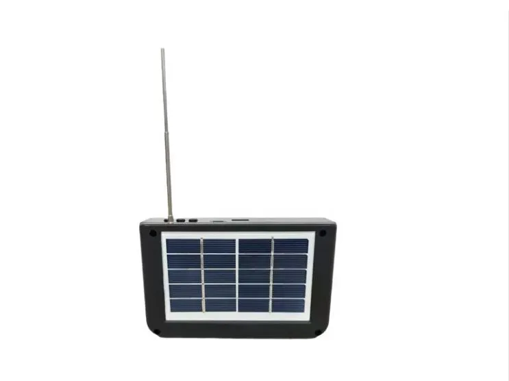 Radio Parlante Mp3 Am Fm Panel Solar Recargable Usb Linterna