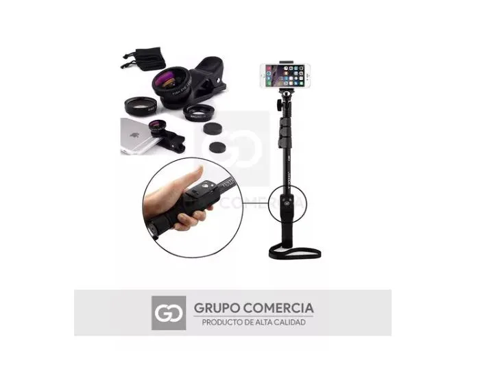 Selfie Stick Bluetooth 1,2m Profesional Para Cel O Camara