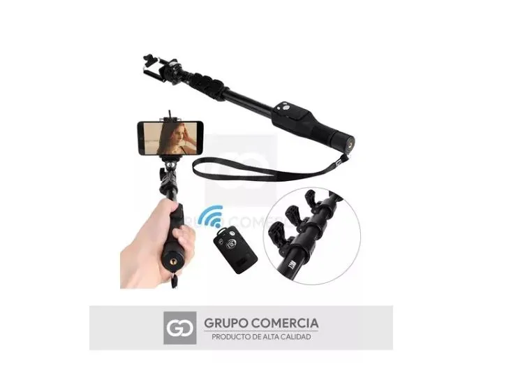 Selfie Stick Bluetooth 1,2m Profesional Para Cel O Camara