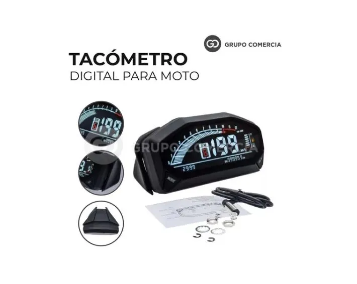 Tacómetro Digital Para Moto Digital Universal Lujo