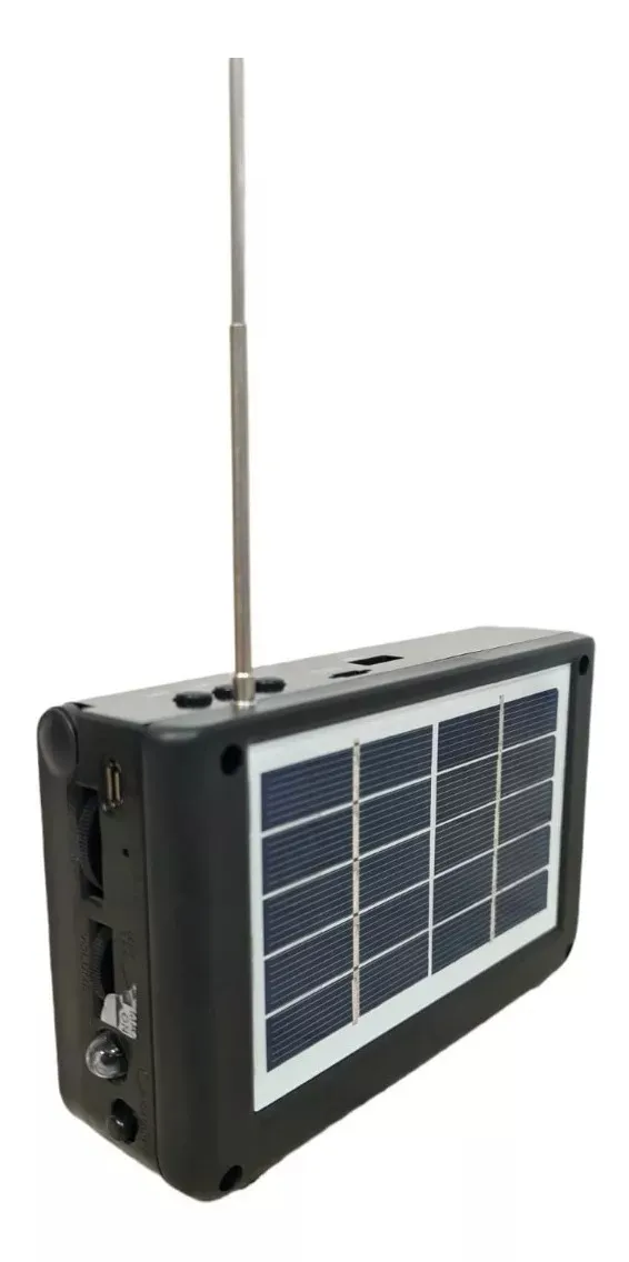 Radio Am / Fm Multibandas Parlante Bluetooth Panel Solar