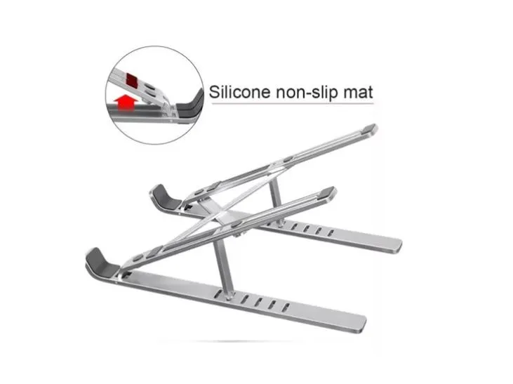 Soporte Metalico Portátil Tablet Ergonómica Reclinable 6 Niv