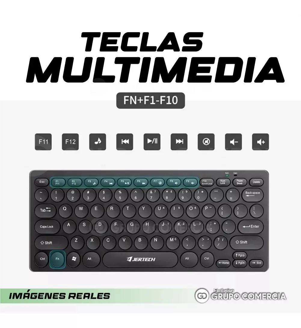 Teclado Usb Slim Jertech Portable Original 78 Teclas