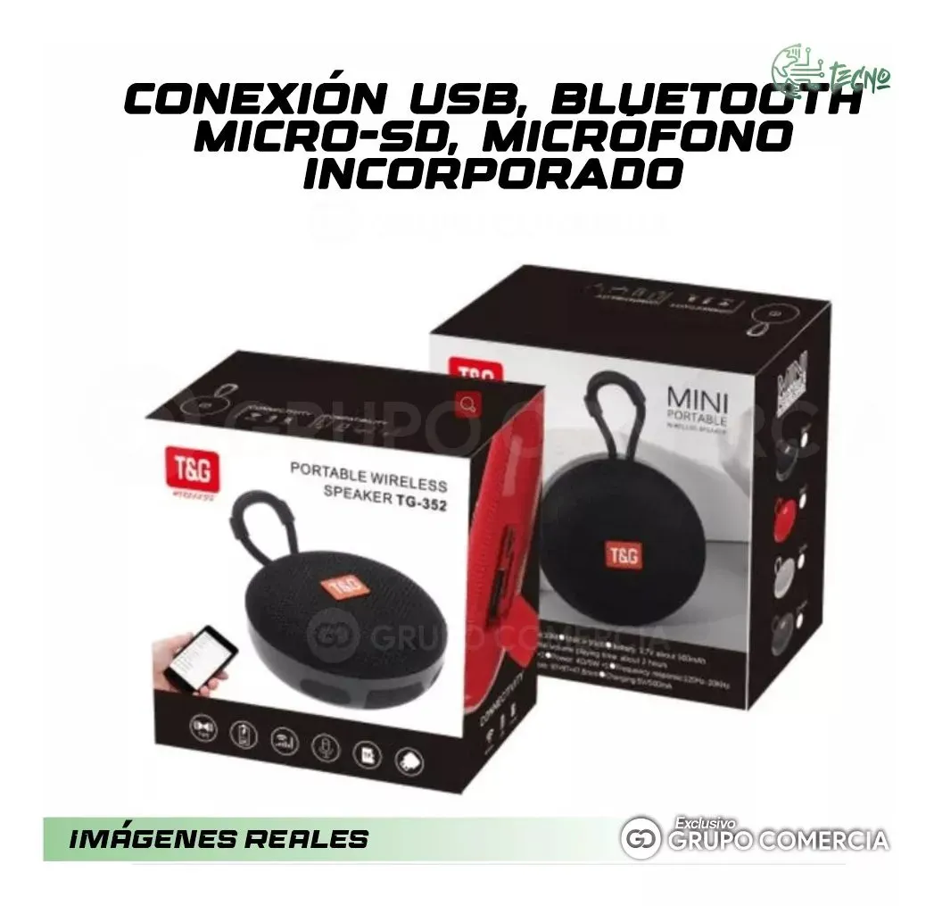 Parlante Mini Portable Tyg Bluetooth / Sd Tws Radio Fm