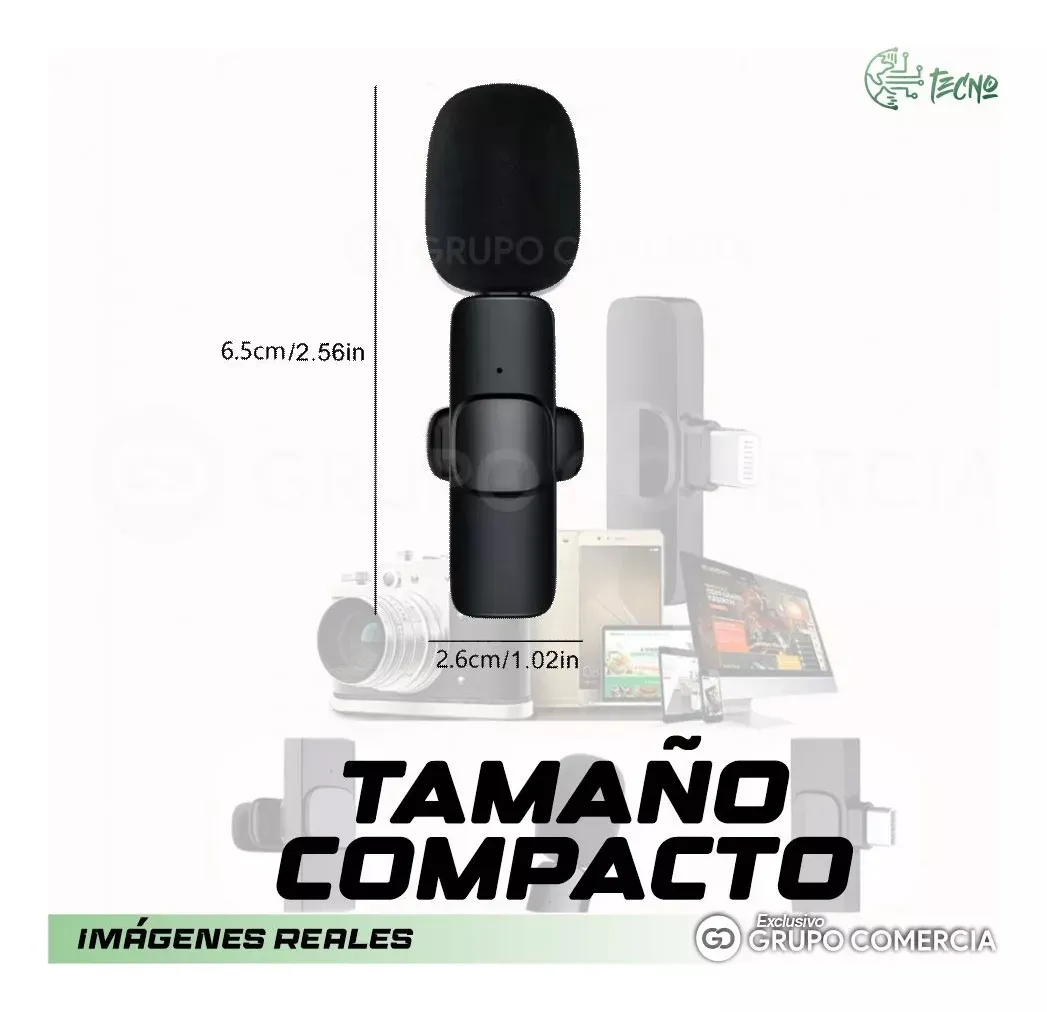 Microfono De Solapa Compatible Con iPhone Tm