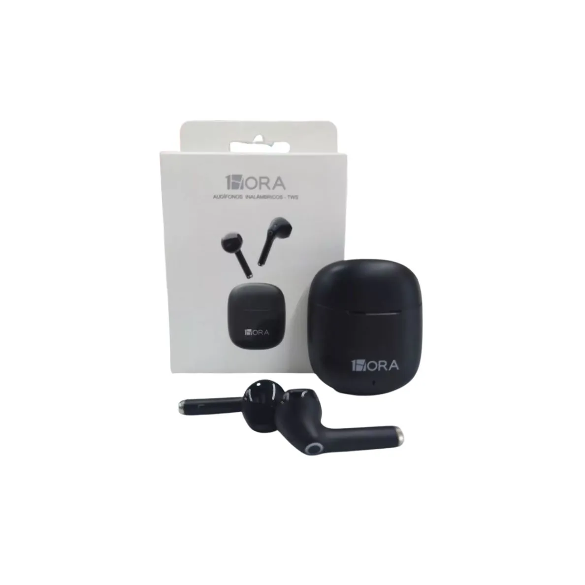 Audífonos Inalámbricos 1hora Auriculares Bluetooth Aut 201 Color Negro