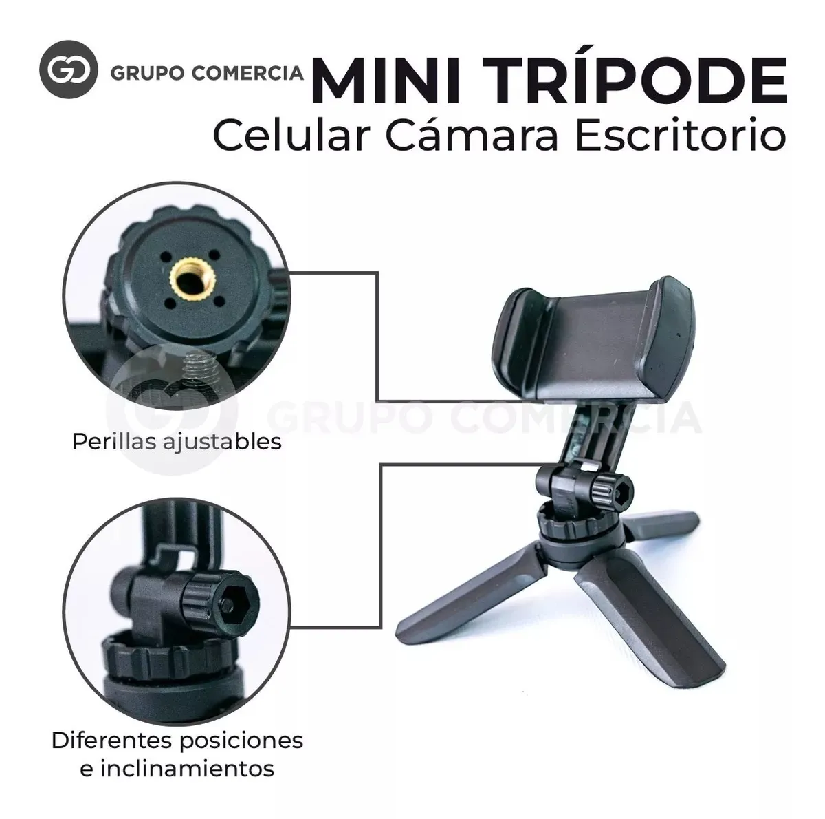 Trípode Para Celular Escritorio Video Llamada 360° Epik