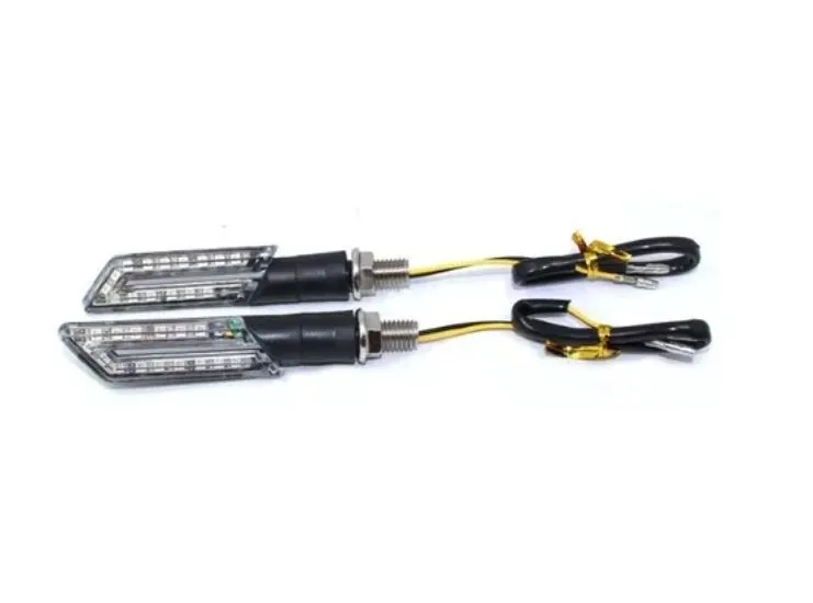 Par Direccionales Led Para Moto Universal Lujo