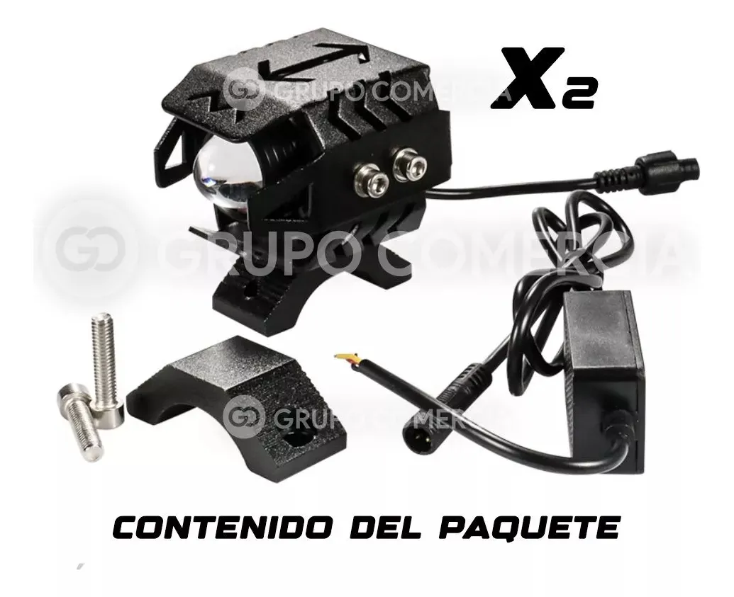 Exploradoras Para Moto/carro 16.000 Lm Alta Gama Con Switch