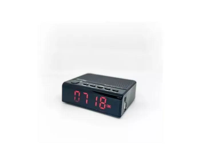 Radio Reloj Fm Despertador Bluetooth Usb Recargable Original