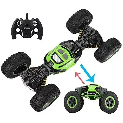 Carro Control Remoto Stunt Oruga Todo Terreno 4x4 Giro 360