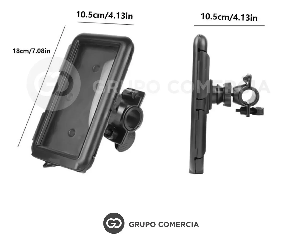 Holder De Celular Fijo Soporte Impermeable Moto Bicicleta