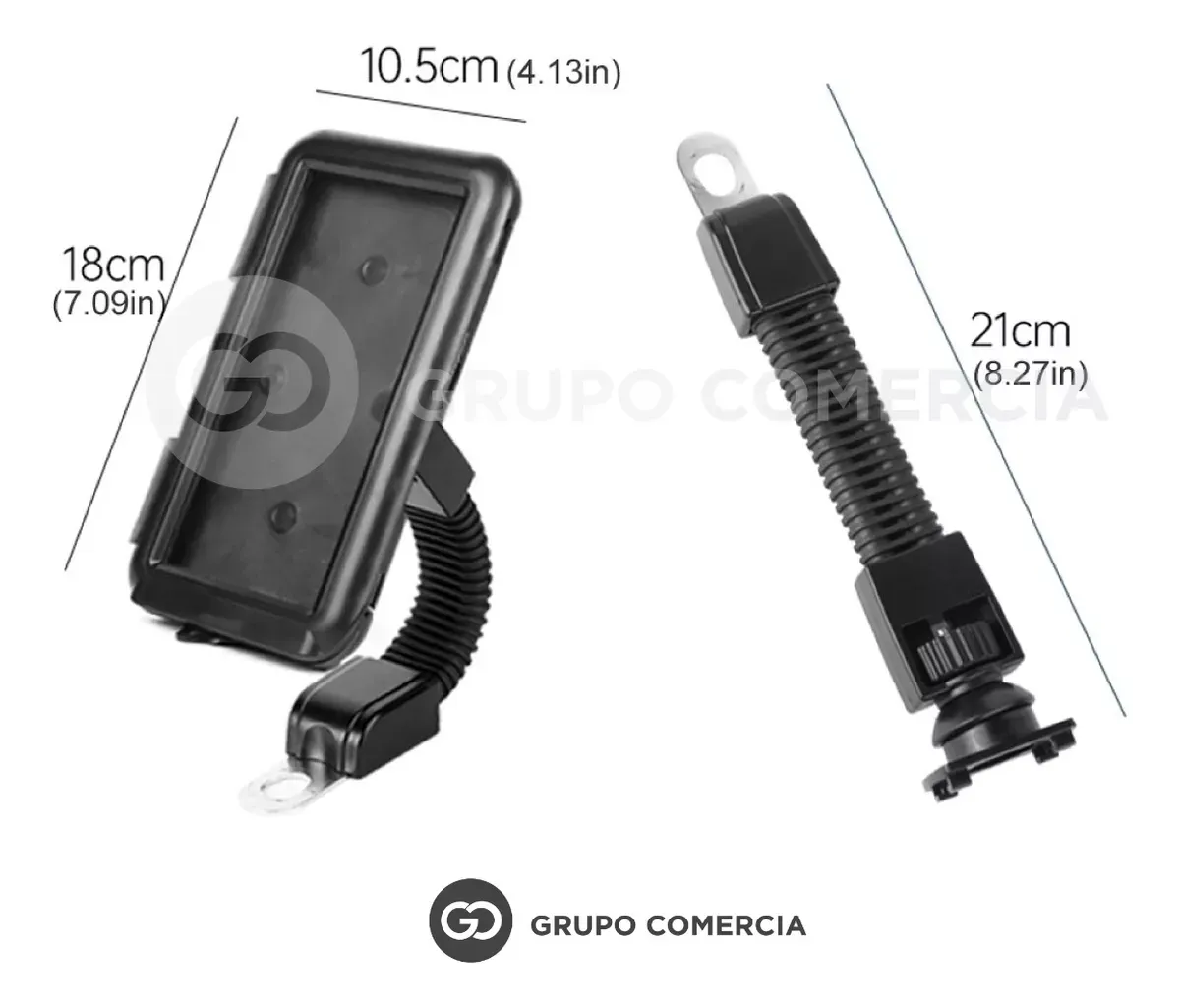 Holder Soporte De Celular Para Moto Impermeable De Espejo