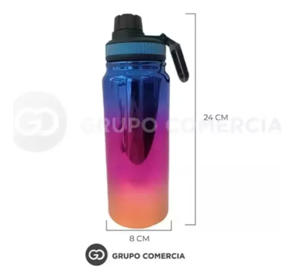 Termo De 700ml Cromado Conserva Frio Calor Hasta 12 Horas