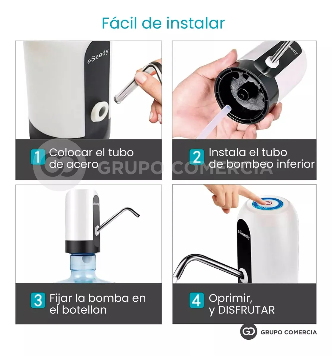 Dispensador Automático De Agua Recargable Para Botellón