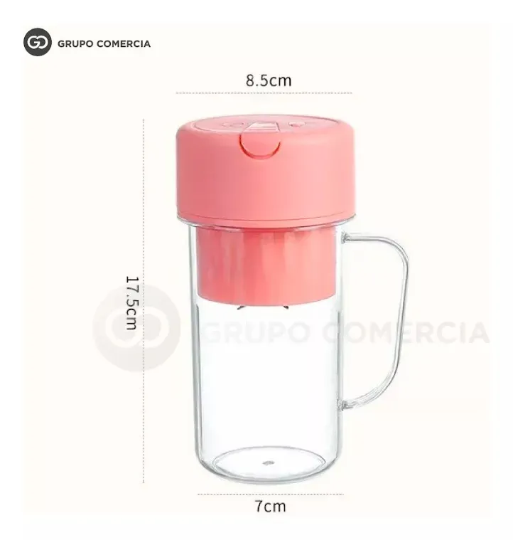 Vaso Licuadora Personal Portátil Recargable Usb 420 Ml