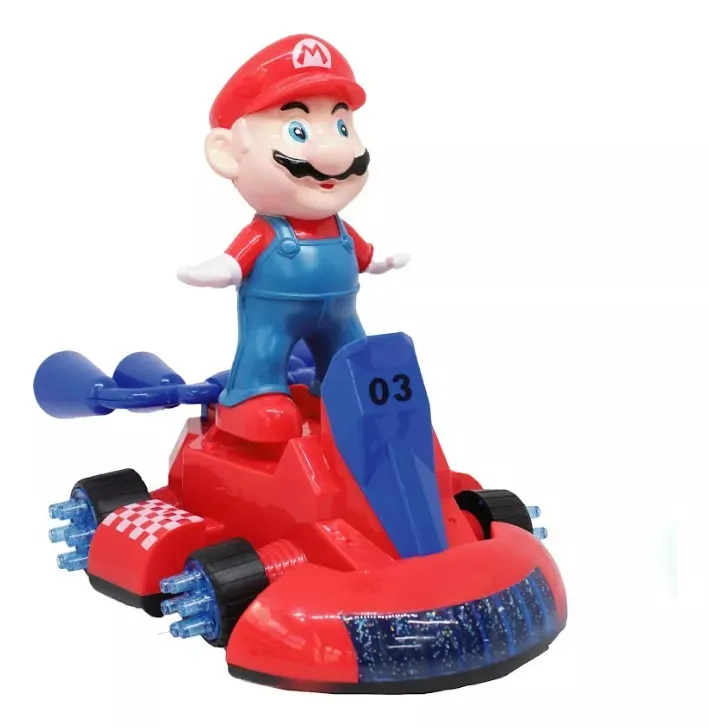Super Hero Mario Kart Luz Led Y Sonido 