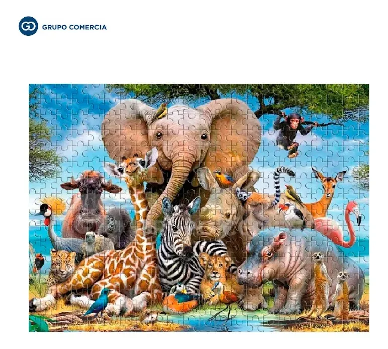 Rompecabezas Puzzle Mundo Animal 1000