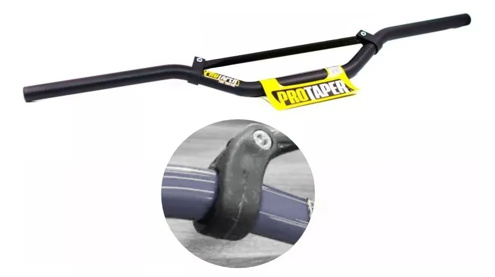 Cabrilla Manubrio Para Moto Lujo Pro Taper Deportiva Plateado