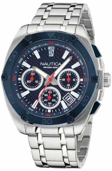 Nautica Tin Can Bay Stainless Steel And Silicone NAPTCS304 