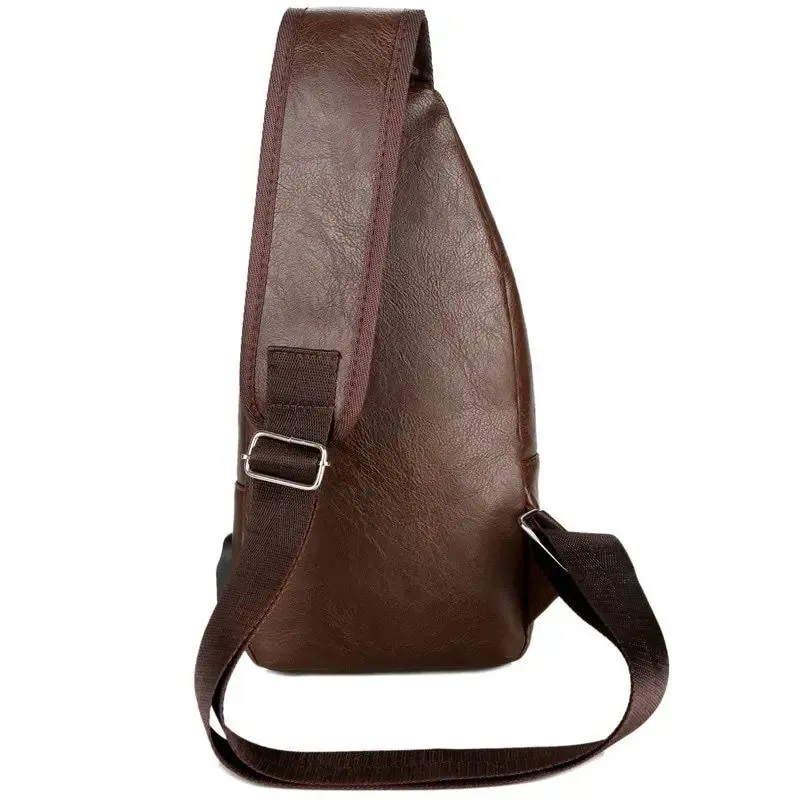 Bolso De Pecho Usb De Moda Portátil Diagonal Deportivo