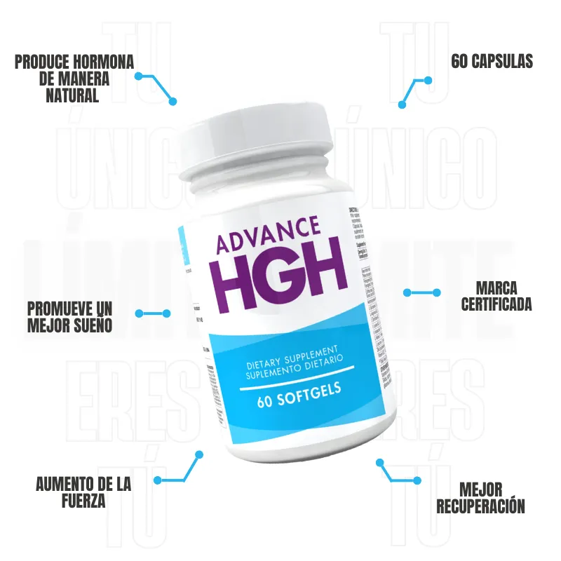 Advance HGH 60 Capsulas Healthy America