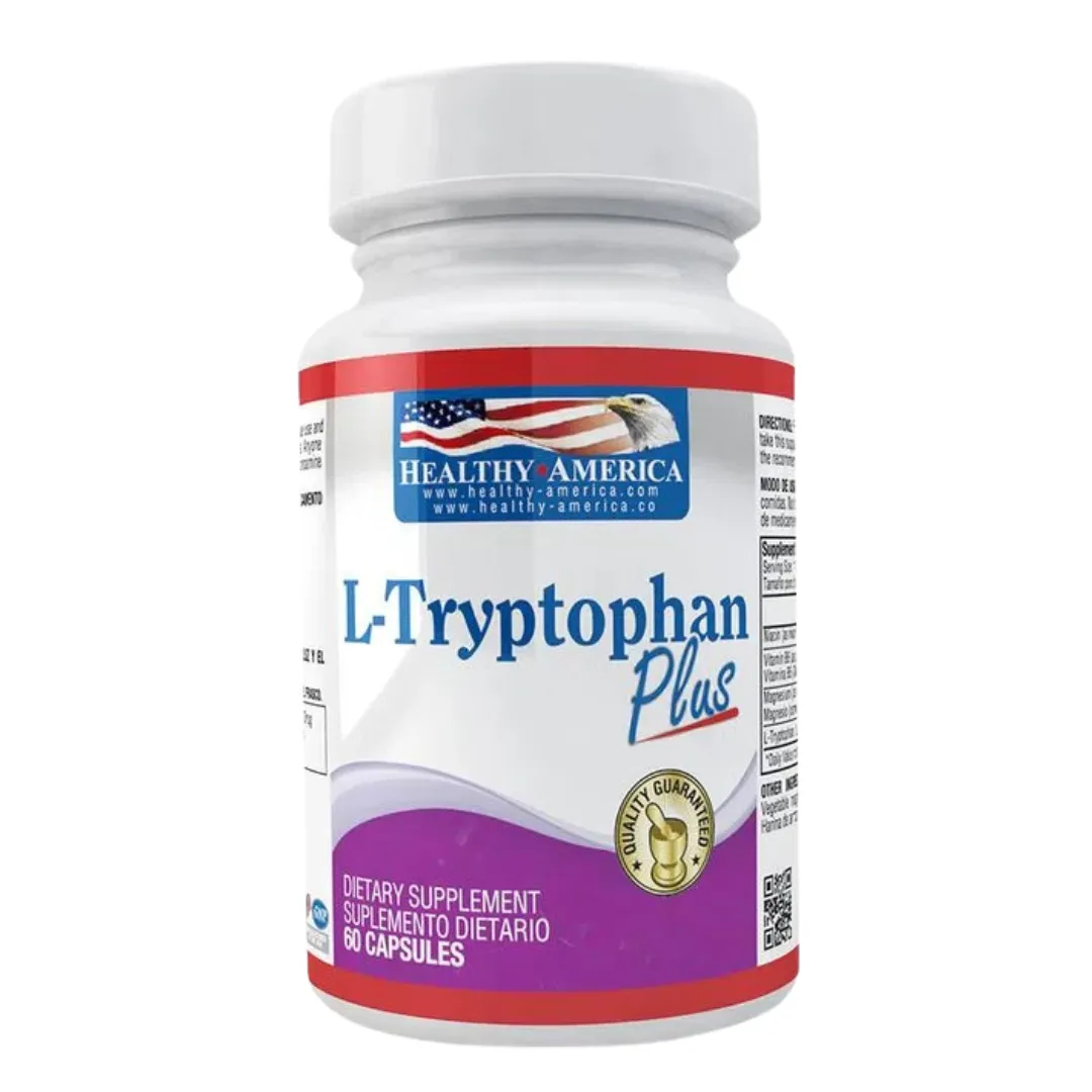  L- Tryptophan 100 Mg 60 Capsulas Healthy America